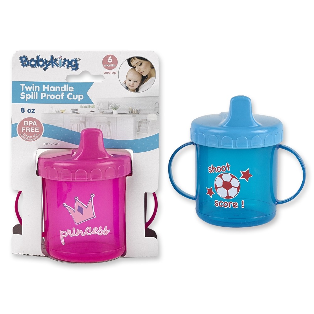 Twin Handle Spill Proof Cup - Feeding & Pacifiers - Products wholesale baby  product manufacturer