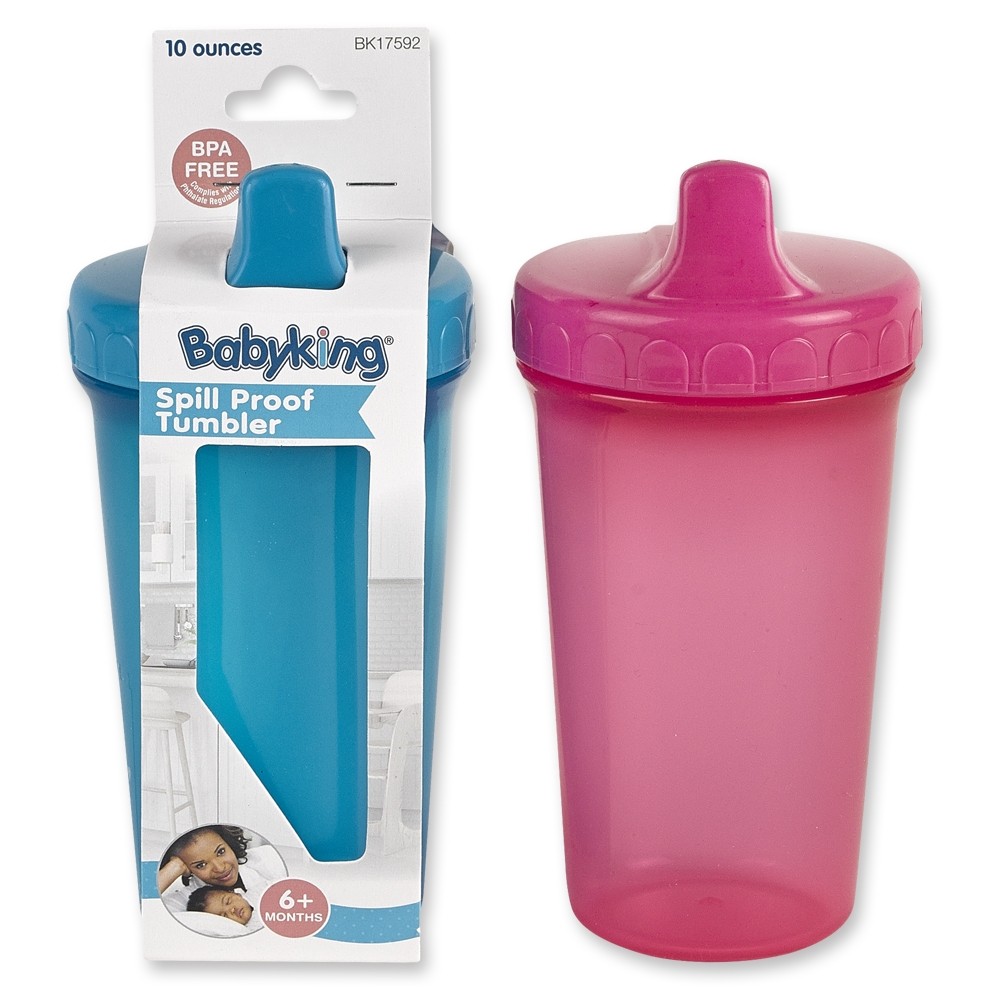 10 oz Spill Proof Tumbler BPA-Free - Baby King wholesale baby
