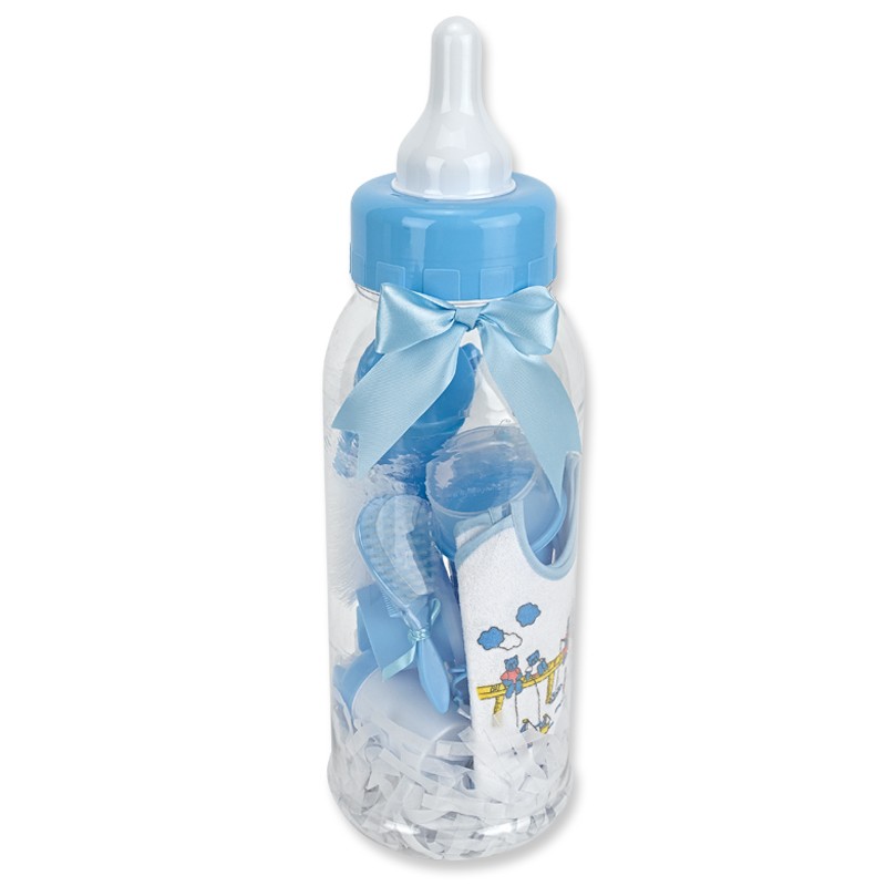 Baby bottle bank online gift set