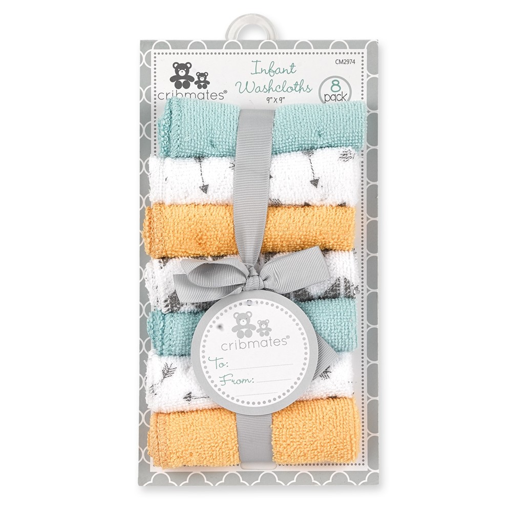 6 Pack Deluxe Baby Washcloths