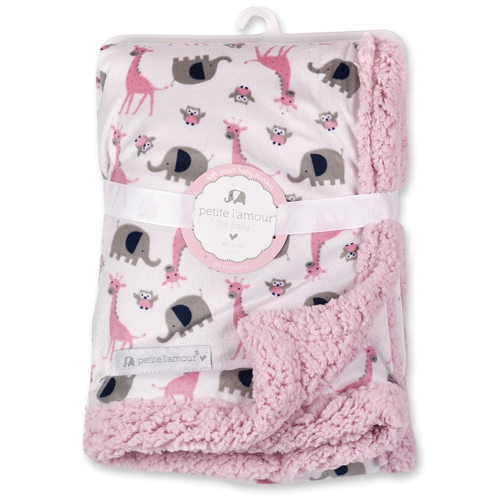 Soft Plush Baby Blanket (30" x 40")