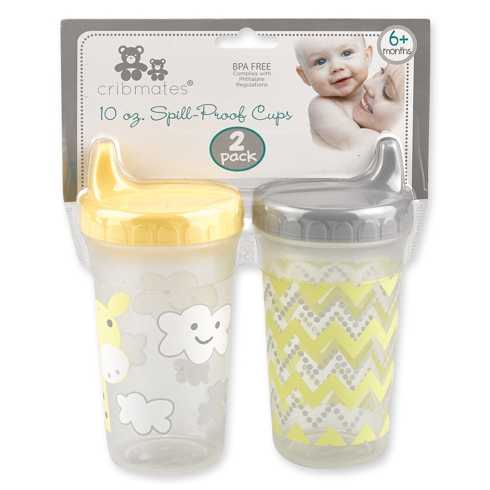 2 Pack 10oz. Spill-Proof Cups