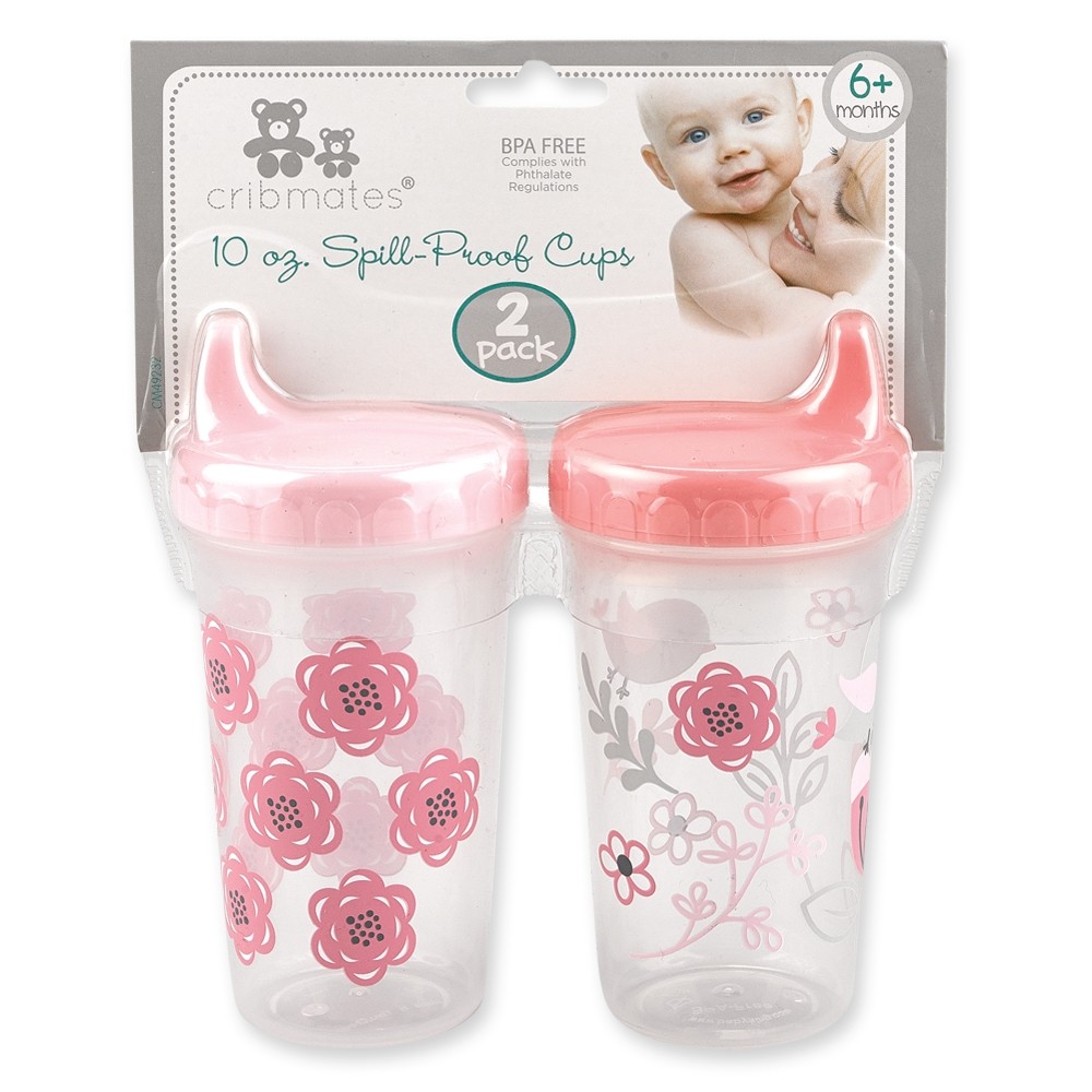 2 Pack 10oz. Spill-Proof Cups