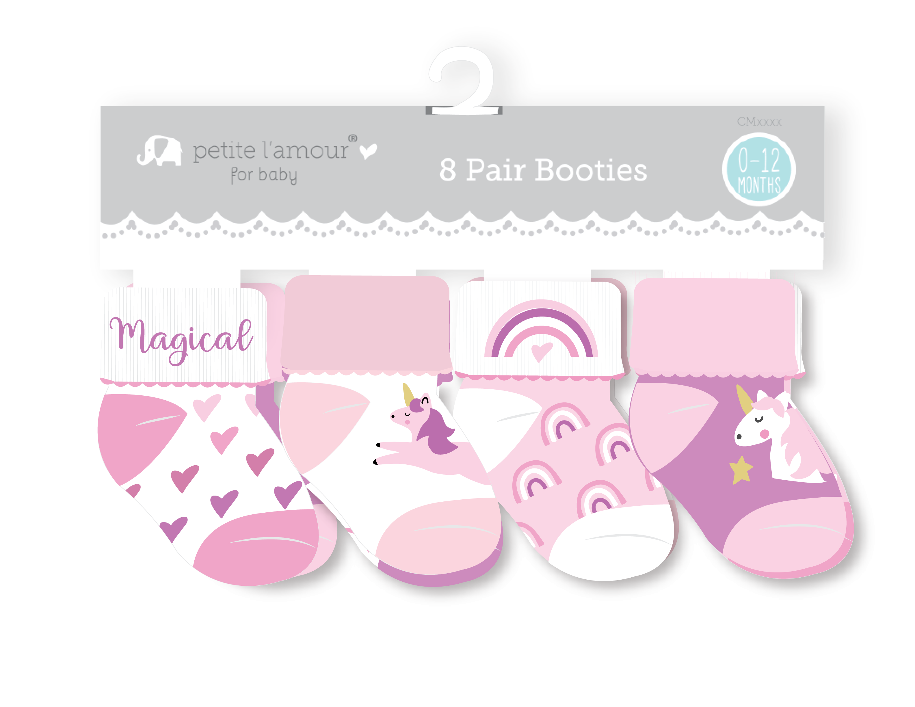 8 Pair Booties
