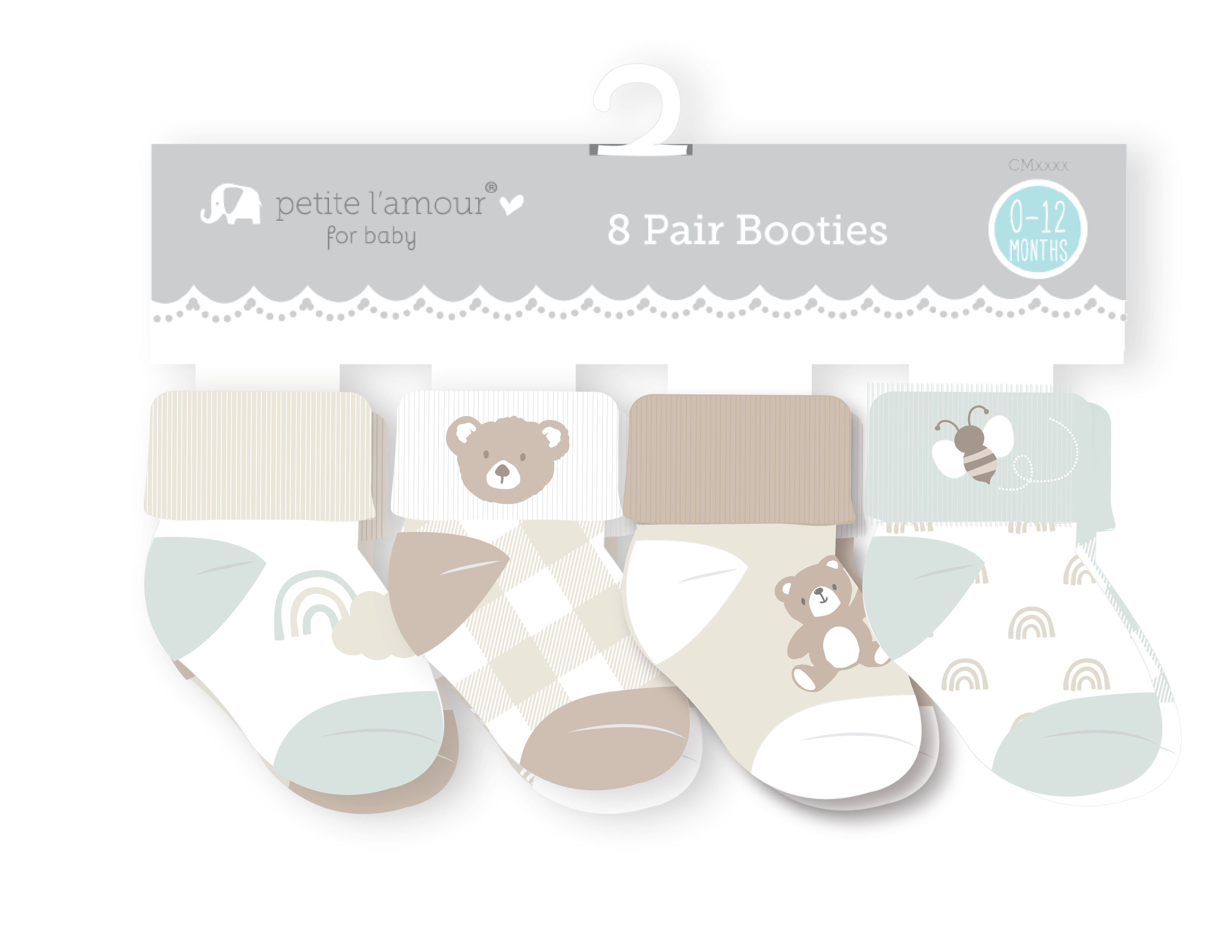 8 Pair Booties