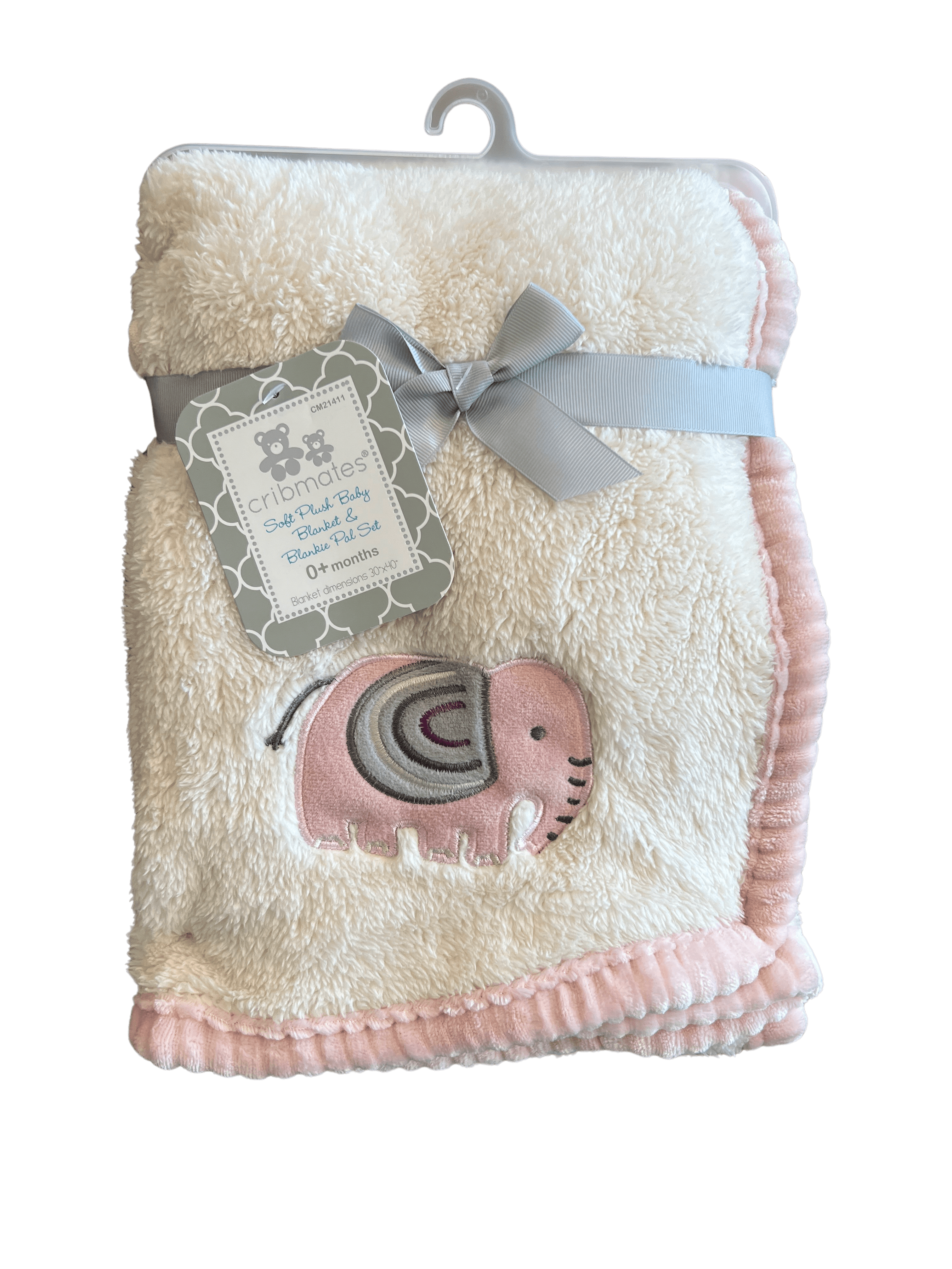 Soft Plush Blanket & Blankie Pal Set (30"x40")