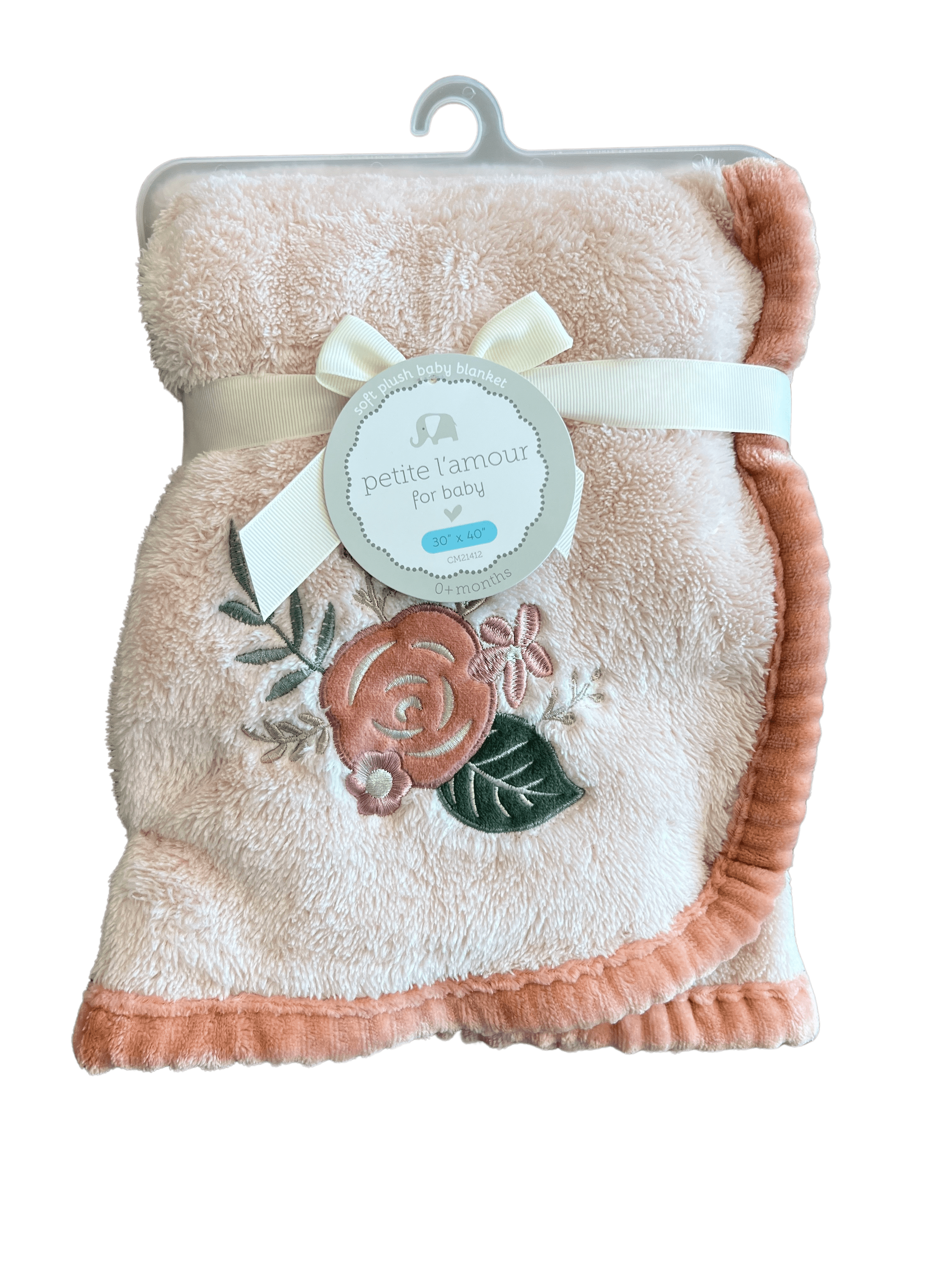 Soft Plush Baby Blanket (30"x40")