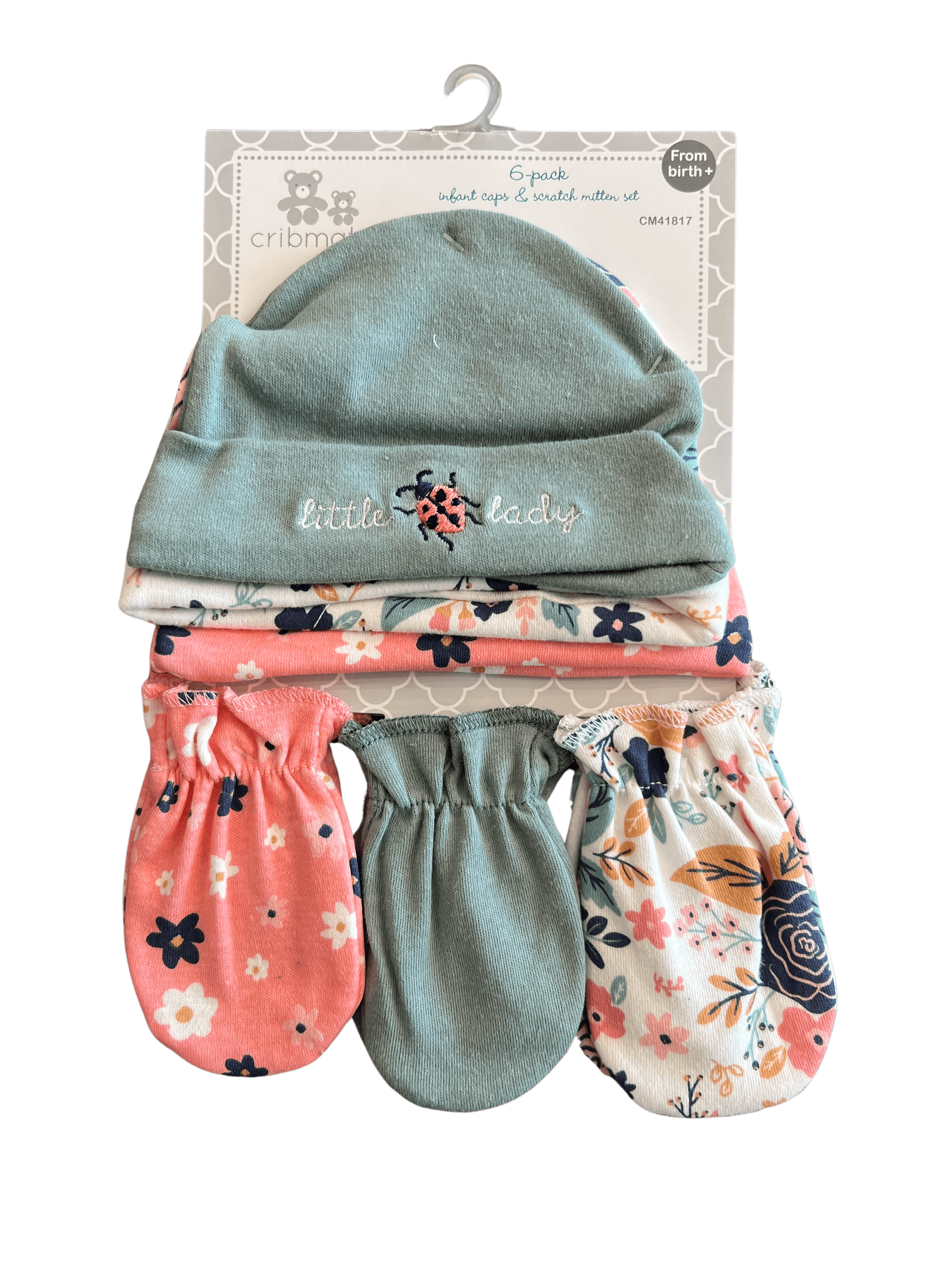 6 pack Cap and Mitten Set