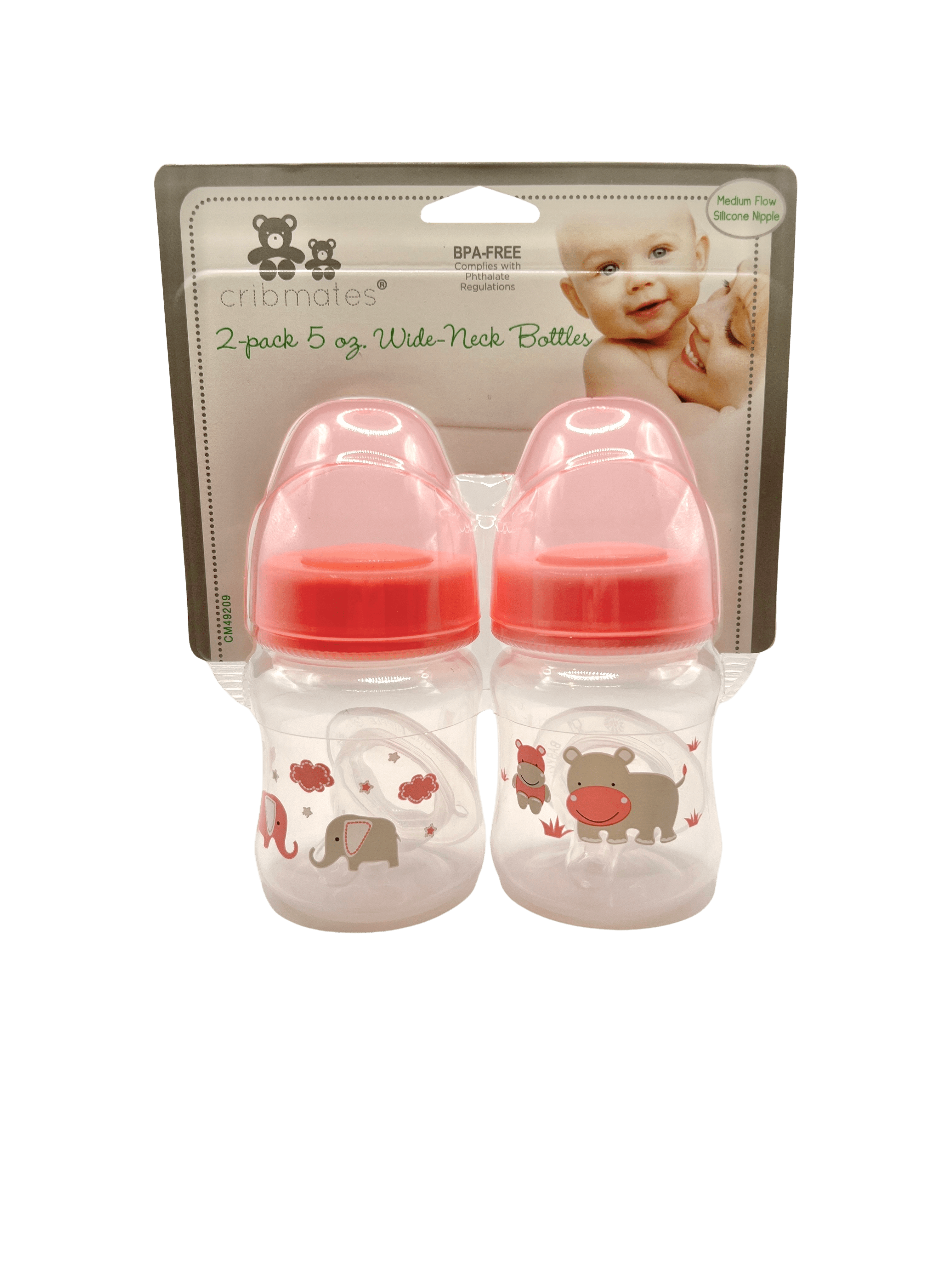 2-pack 5 oz. Wide-Neck Bottles