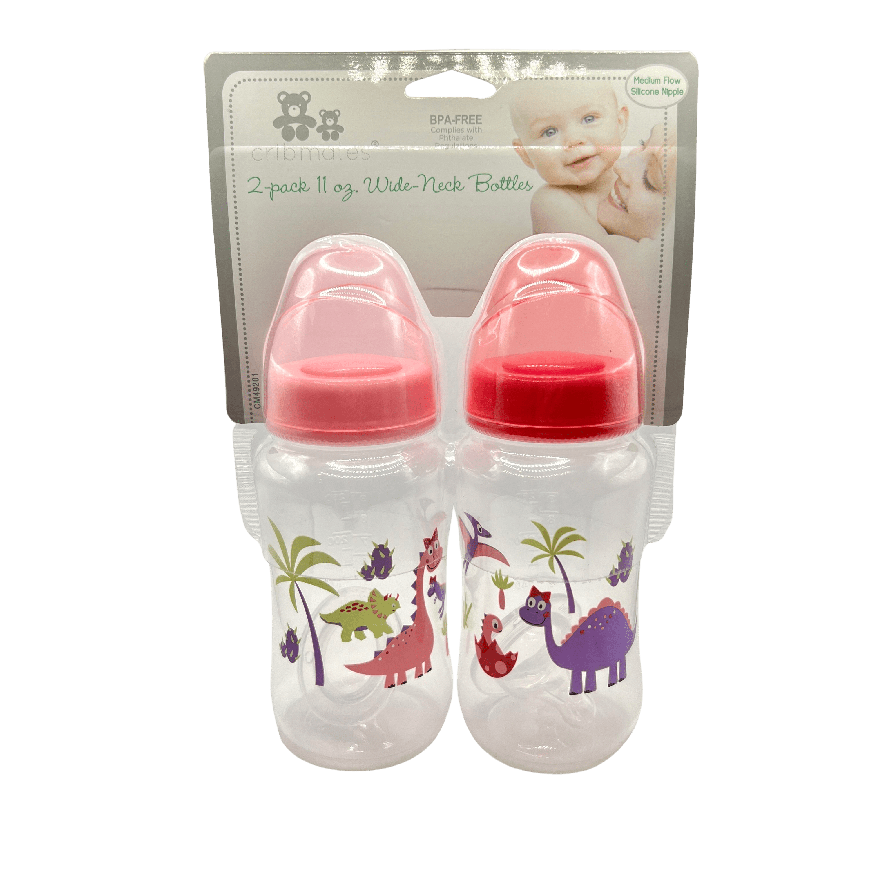 2 pack 11 oz. Wide-Neck Bottles