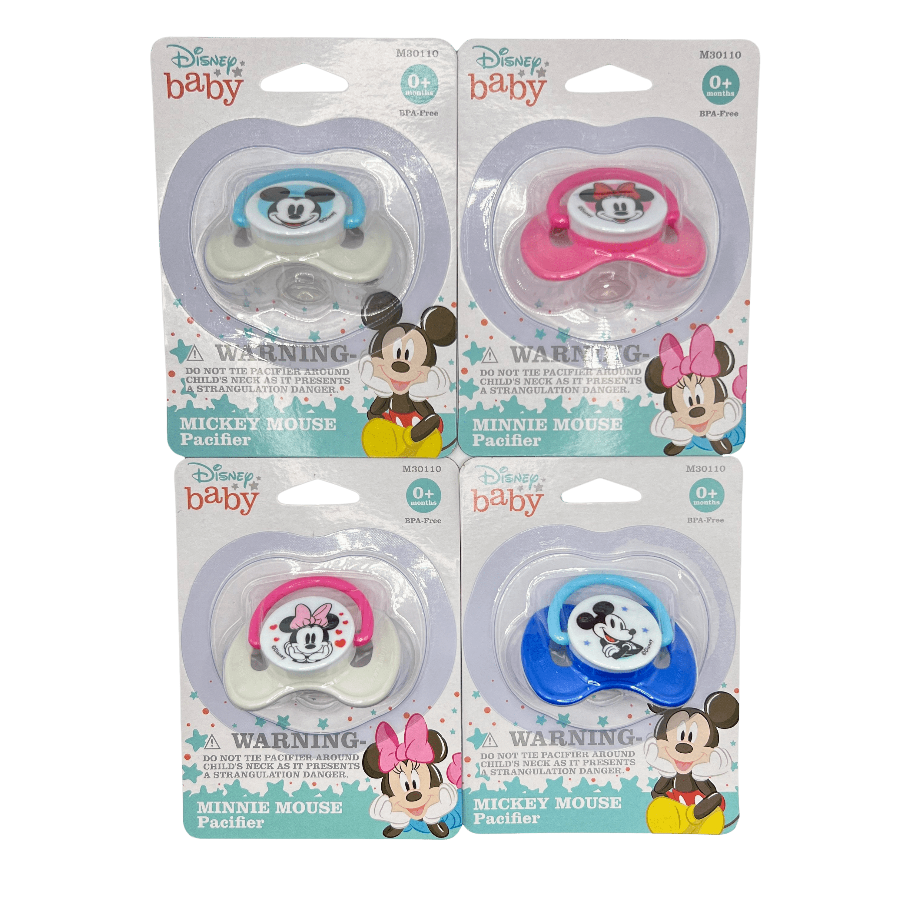 Mickey / Minnie Silicone Pacifier 