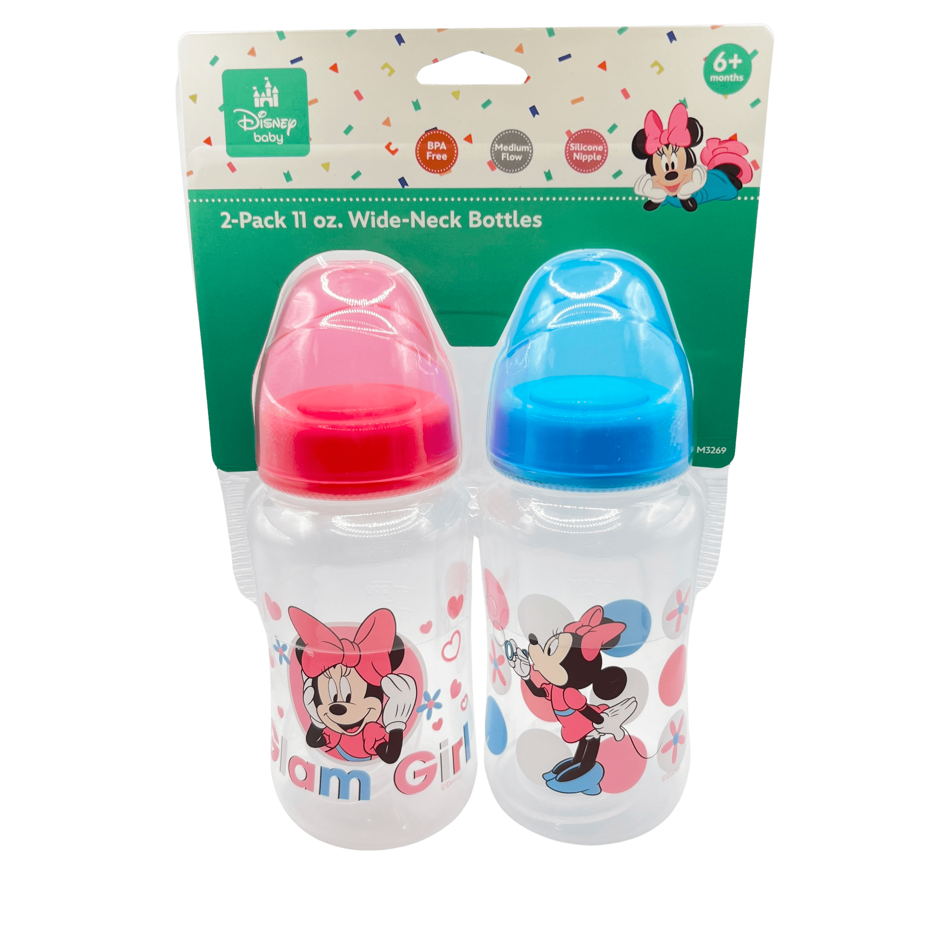 2 Pack 10 oz. Wide Neck Bottles