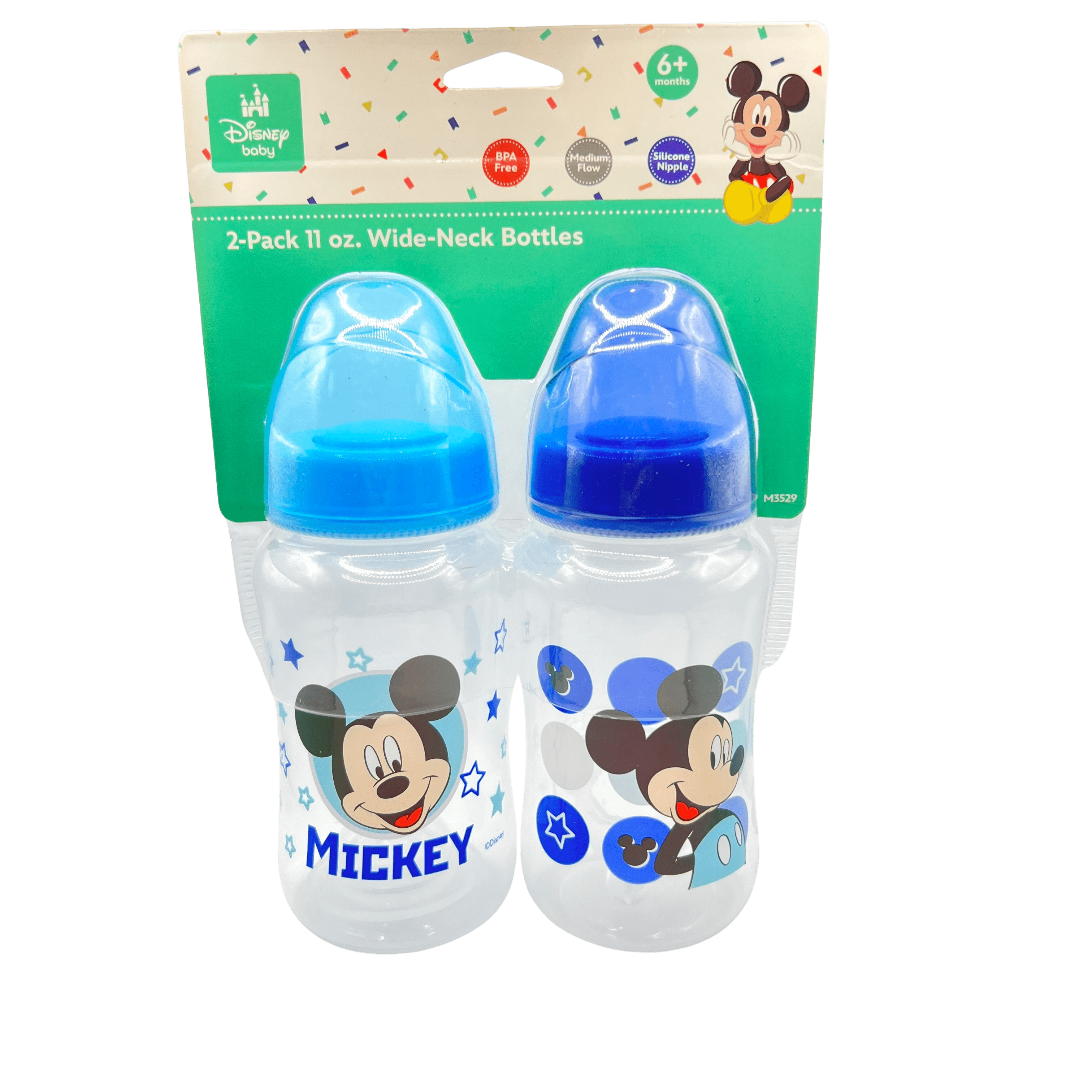 2 Pack 10 oz. Wide Neck Bottles