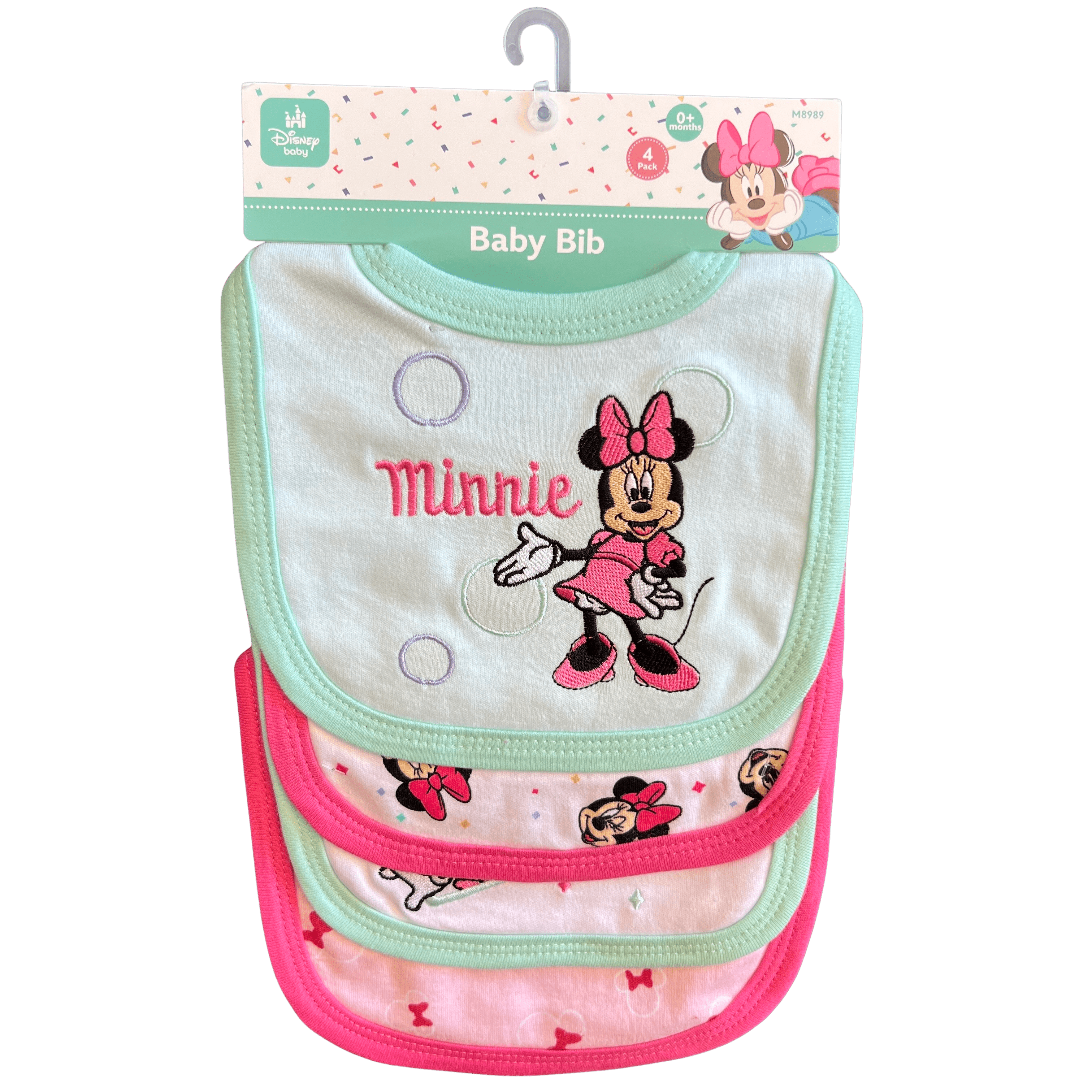 Minnie 4pk Bib Set