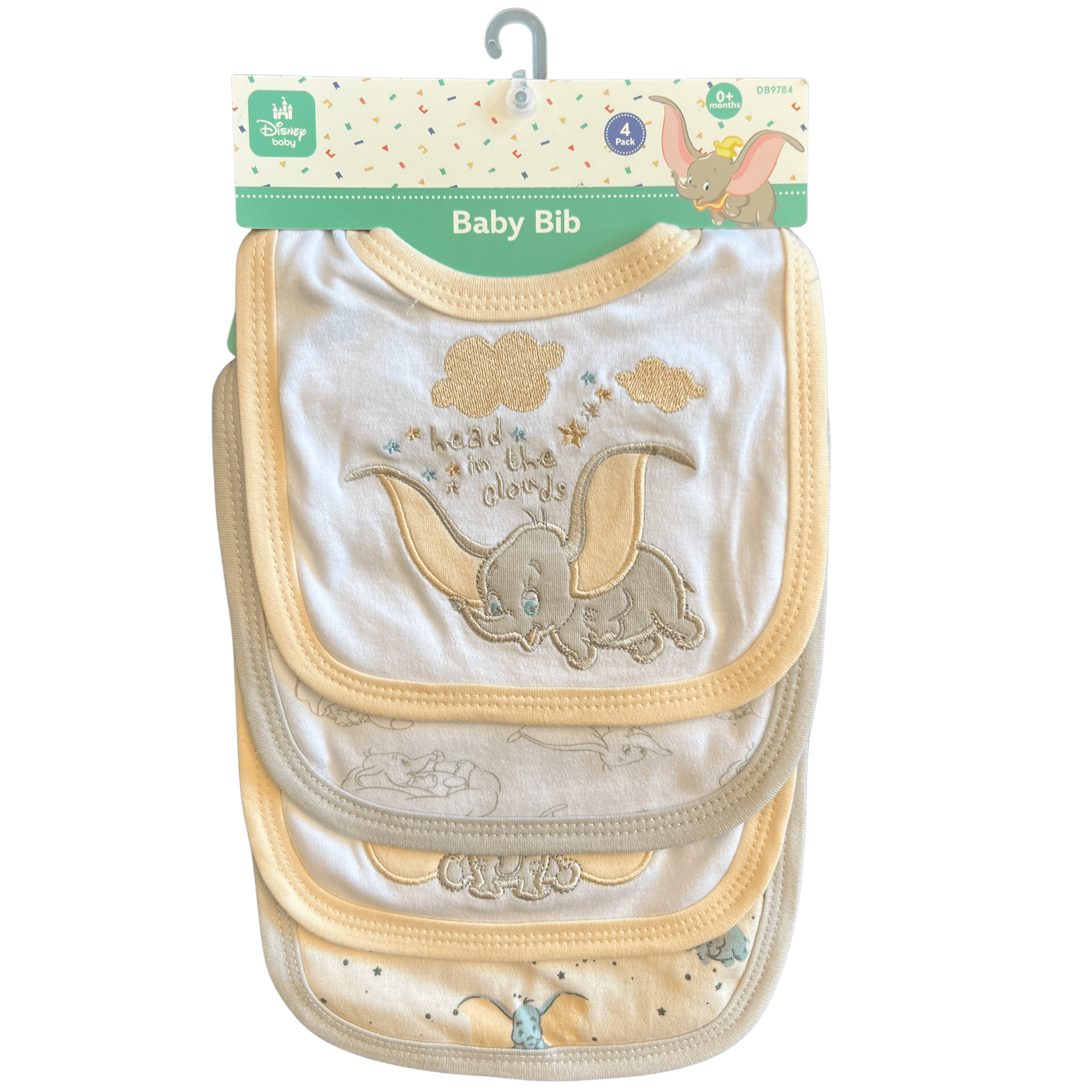 Dumbo 4 Pack Bib Set
