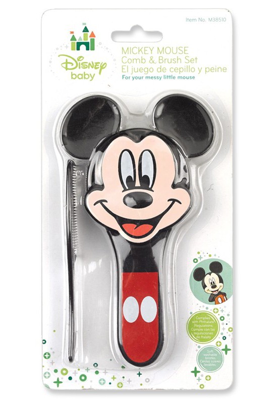 Mickey Comb and Brush