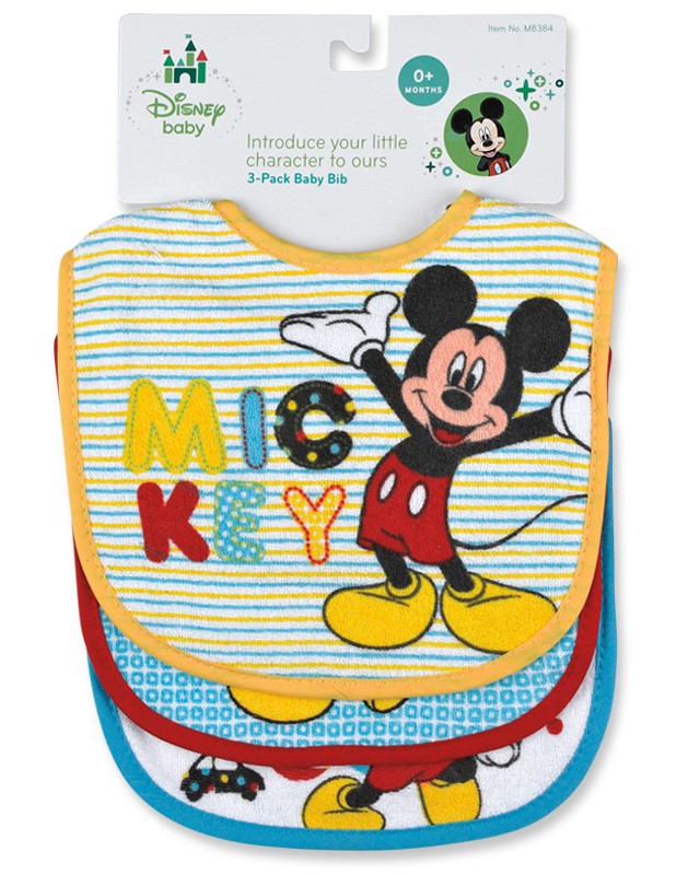 3PK Terry Bib Set