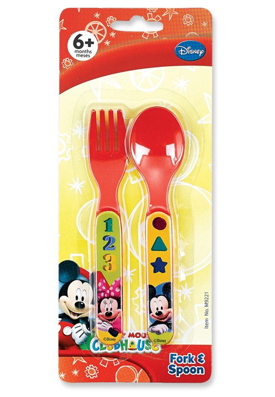 Plastic Fork and Spoon Set