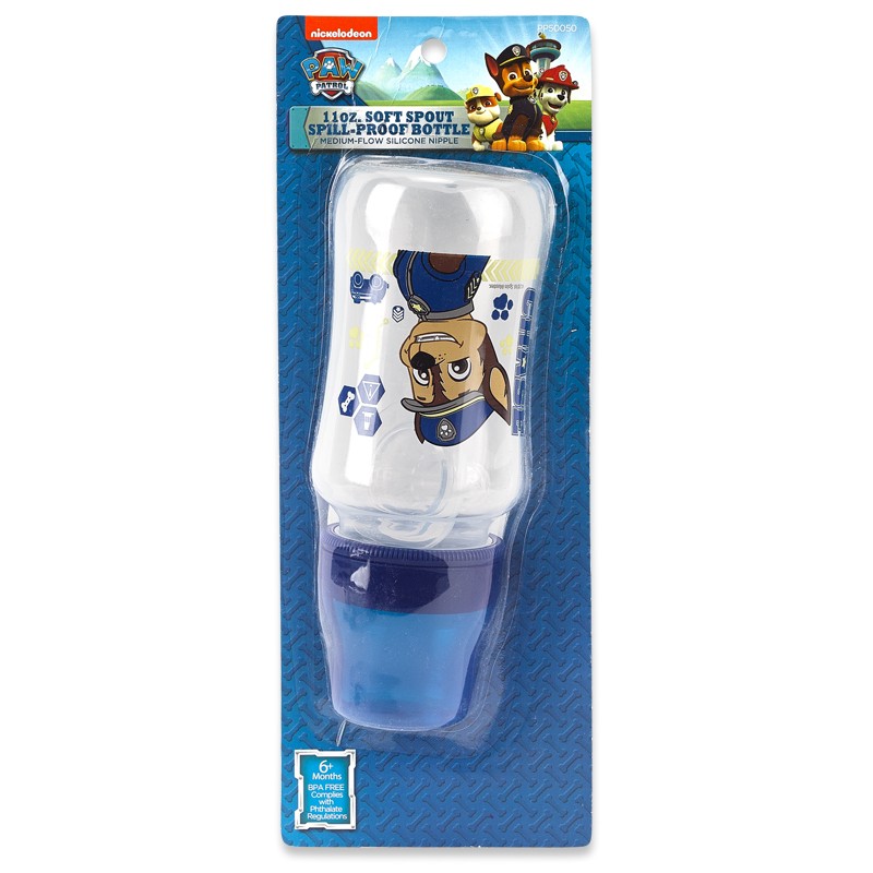 Paw Patrol 11 oz. soft spout spill proof bottle