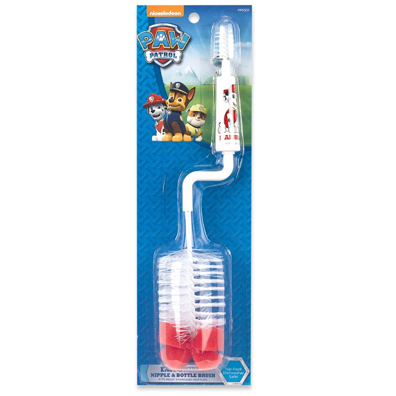 Paw Patrol 1-pack nipple & bottle brush