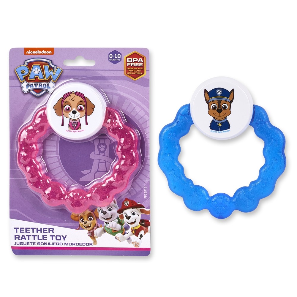 Paw Patrol Water Filled Teether Rattle