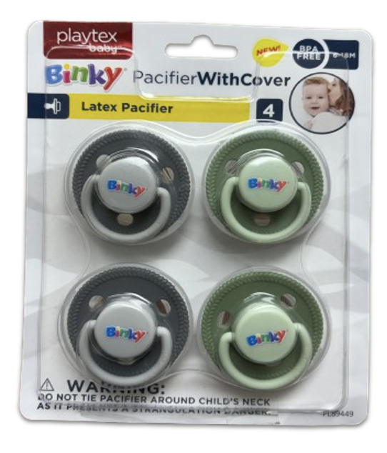 4pk Latex Pacifier 0-6mo