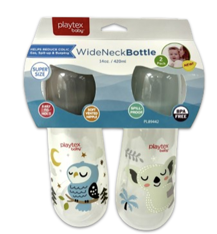 2pk 8oz Wide Neck Bottle