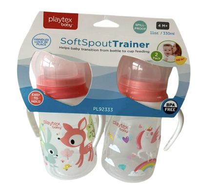 2pk Soft Spout Trainer w/ Twin Handles