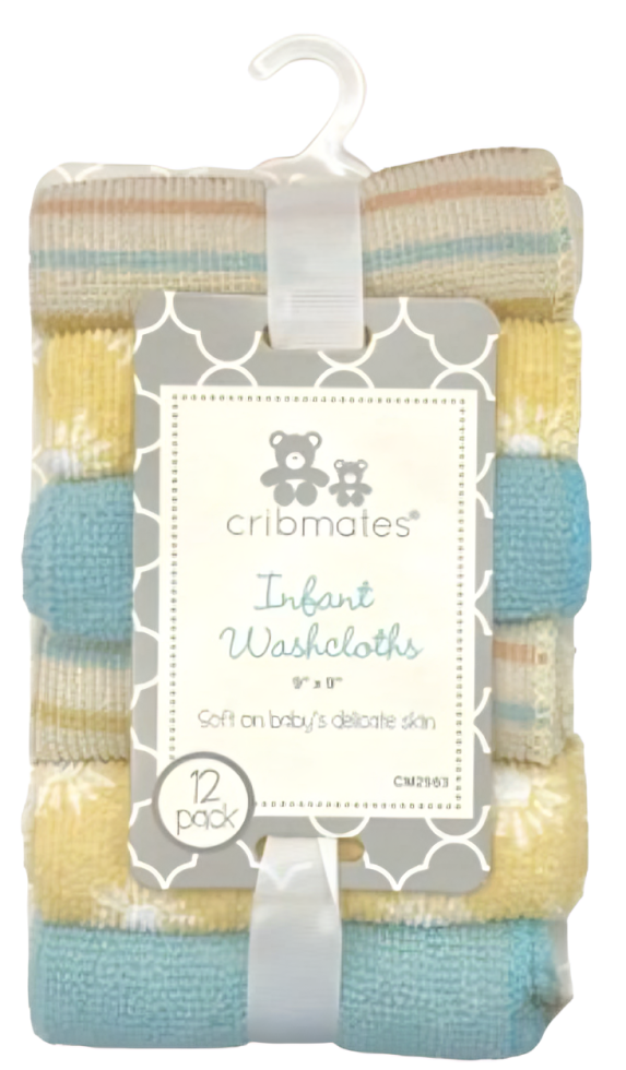 12PK Washcloths