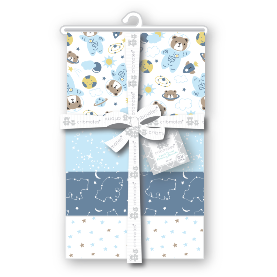 4 Pack Receiving Blankets
