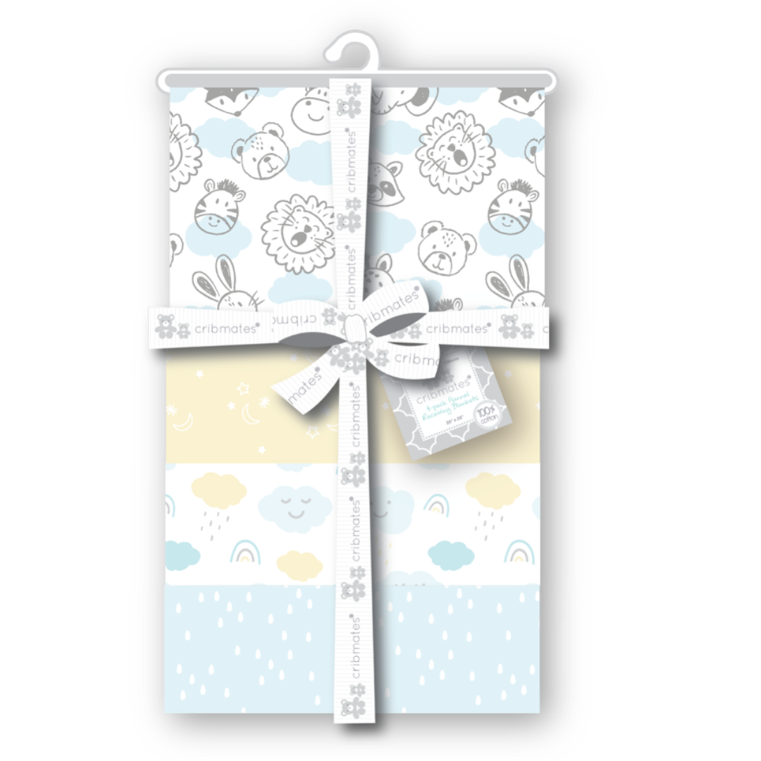4 Pack Receiving Blankets