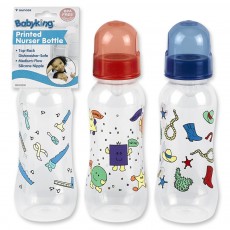 9 oz. E-Z Grip Printed Nurser Bottle BPA Free