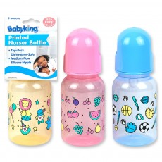 5 oz. Tinted Printed Nurser Bottle BPA Free