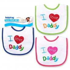 I Love Daddy Bib