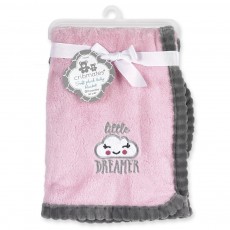 Little Dreamer 30" x  40" Soft Plush Baby Blanket