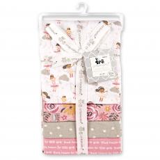 4-Pack Flannel Receiving Blankets