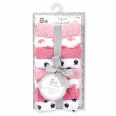6 Pack Deluxe Baby Washcloths