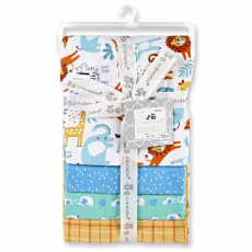 4-Pack Flannel Receiving Blankets
