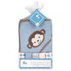 Hooded Towel w/ Washcloth Set