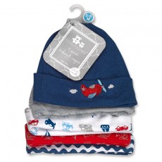 5 pack Infant Caps