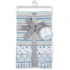 4 pack Flannel Receiving Blankets (28"x28")