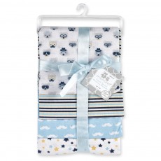 4-Pack Flannel Receiving Blankets