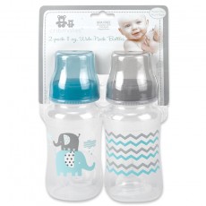 2 pack 11 oz. Wide-Neck Bottles