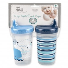 2 Pack 10oz. Spill-Proof Cups