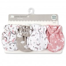 4 Pairs of Mittens