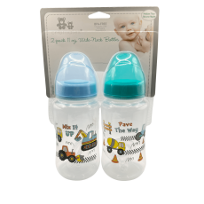 2 pack 11 oz. Wide-Neck Bottles