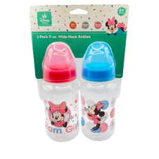 2 Pack 10 oz. Wide Neck Bottles
