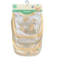 Dumbo 4 Pack Bib Set
