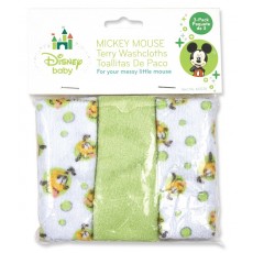 Mickey Mouse 3pk Washcloth