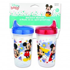 Disney Mickey 2 Pack 10oz Spill Proof Cup